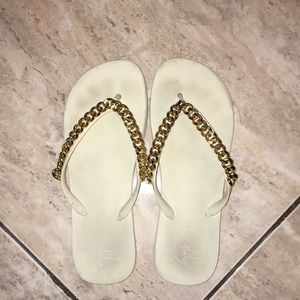 Giuseppe Zanotti Women’s Chain Flip Flop Sandals